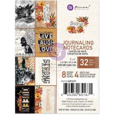 Prima Marketing Diamond Designpapier - Journaling Cards